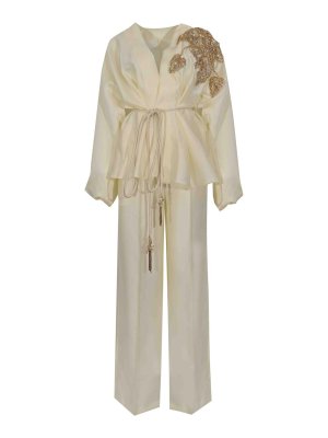 TARIK EDIZ : Vestidos casual - Traje Casual - Crema