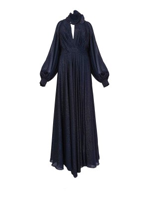 TARIK EDIZ : イブニングドレス - イブニングドレス - ブルー