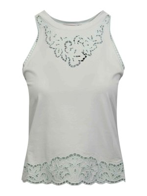 TWINSET: トップス＆タンクトップ - トップ/タンクトップ - ライトブルー