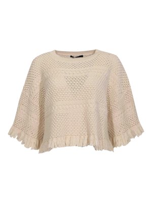 WEEKEND MAX MARA: U-Boot-Ausschnitt - U-Boot-Pullover - Beige