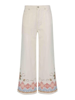 WEEKEND MAX MARA: カジュアルトラウザー - カジュアルパンツ - 白