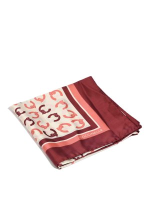COCCINELLE: Stoles & Shawls - C-Me Crab Silk Scarf