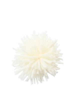 LIVIANA CONTI: brooches - Yvette Floral Brooch In Organza Tubing