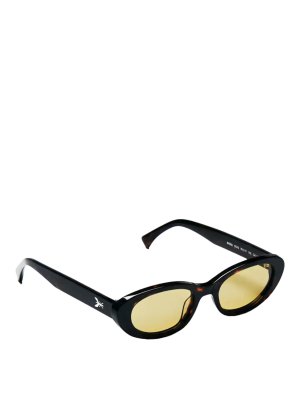 PATRIZIA PEPE: Glasses - Havan Oval Sunglasses