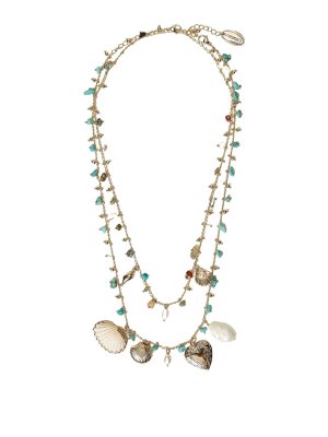 TWINSET: Collar - Collar - Azul Claro