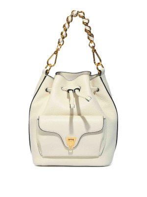 COCCINELLE: cross body bags - Beat Generation Small Bag In Pearl Leather