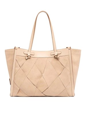 GIANNI CHIARINI: Handtaschen - Shopper - Nude