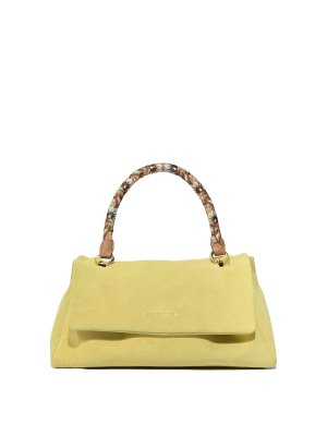 ORCIANI: totes bags - Sveva Longuette Peach Flowers Bag