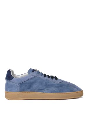 SOLDINI: trainers - Akira Amalfi Sneakers In Lago/Blue Suede