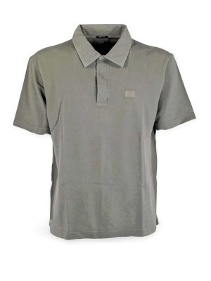 C.P. COMPANY: polo shirts - Gray T-Shirt And Polo