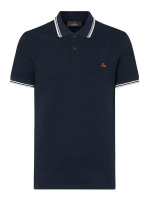 PEUTEREY: polo shirts - Blue T-Shirt And Polo