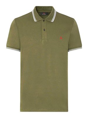 PEUTEREY: polo shirts - Green T-Shirt And Polo