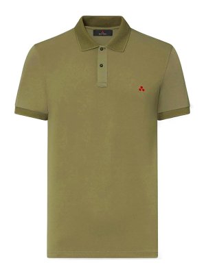 PEUTEREY: polo shirts - Green T-Shirt And Polo