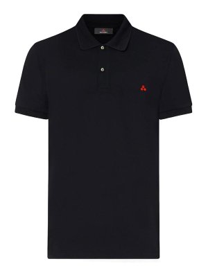 PEUTEREY: polo shirts - Black T-Shirt And Polo