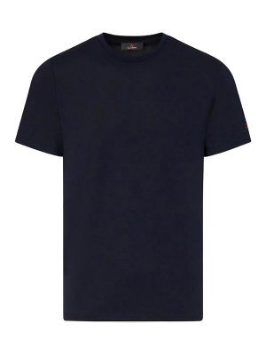 PEUTEREY: t-shirts - Blue T-Shirt And Polo