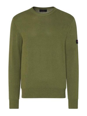 PEUTEREY: Suéteres con cuello pico - Suéter Cuello Redondo - Verde