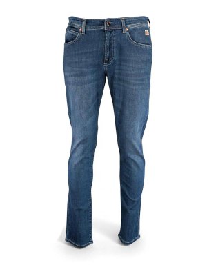 ROY ROGER'S: straight leg jeans - Roy Rogers Blue Pants