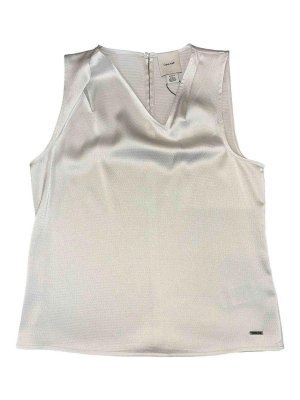 CALVIN KLEIN: Tops & Tank tops - Hammered Satin Top