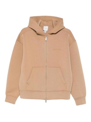 CALVIN KLEIN: Sweatshirts & Sweaters - Cotton Spacer Full-Zip Hoodie