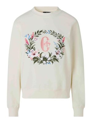 CONTE OF FLORENCE: Suéteres con cuello pico - Suéter Cuello Redondo - Crema