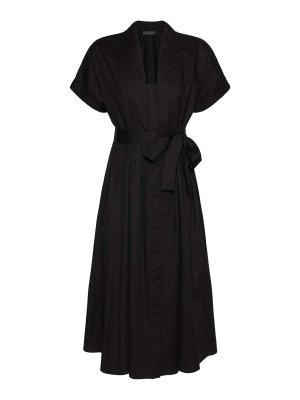 ELENA MIRO`: Vestidos media pierna - Vestido Midi - Negro