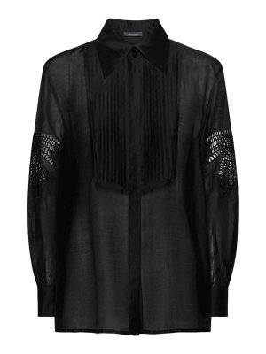 ELENA MIRO`: Camisas - Camisa - Negro