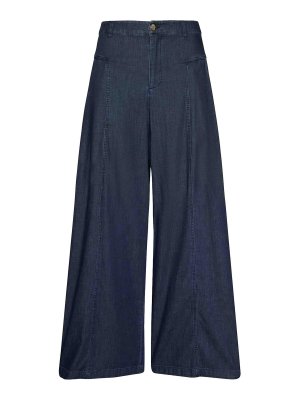 ELENA MIRO`: Jeans évasés - Jean Bootcut - Bleu