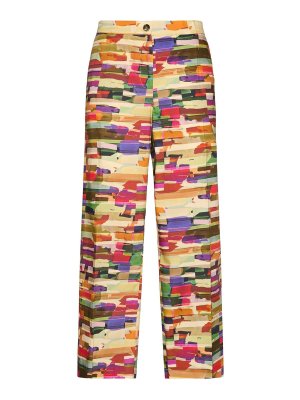 ELENA MIRO`: Pantalones casual - Pantalón Casual - Multicolor