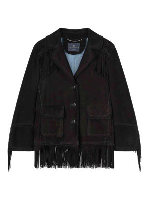 ERMANNO SCERVINO: knee length coats - Single-breasted coat