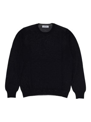 GRAN SASSO: Suéteres con cuello pico - Suéter Cuello Redondo - Negro