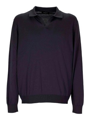 GRAN SASSO: Poloshirts - Poloshirt - Schwarz