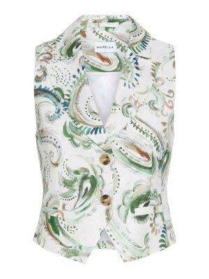 MARELLA: Gilets - Gilet - Blanc