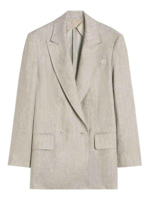 Max Mara: Blazer - Blazer - Gris