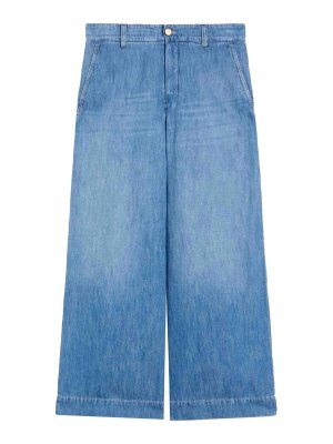 S MAX MARA: straight leg jeans - Smmastice
