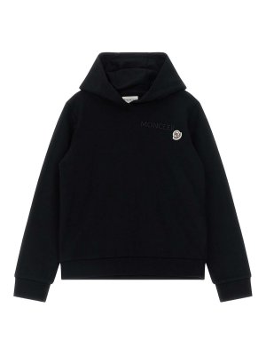 MONCLER: Sweatshirts & Pulls - Sweat-Shirts - Noir