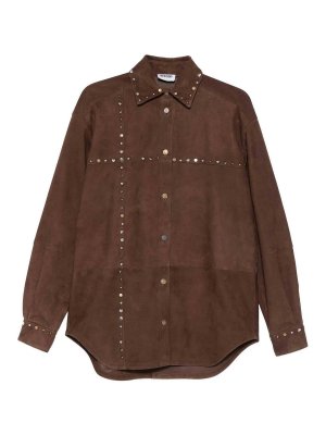 MOSCHINO: shirts - Camician In Camoscio
