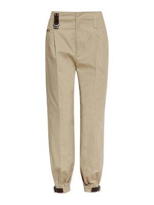 MOSCHINO: Pantalones casual - Pantalón Casual - Blanco