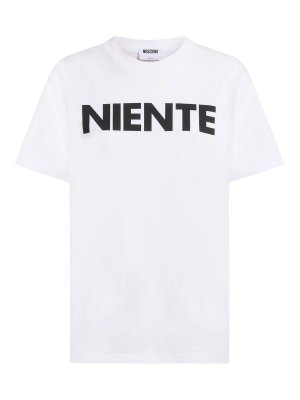 MOSCHINO: T-shirts - T-Shirt - Weiß