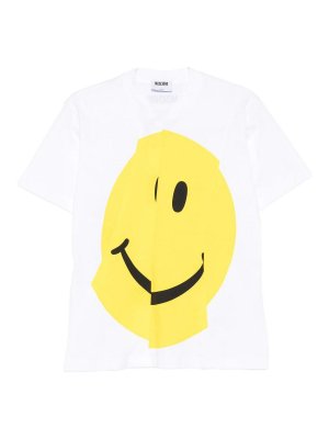 MOSCHINO: T-shirts - T-Shirt - Weiß