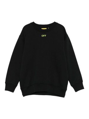 OFF-WHITE: Sweatshirts & Sweaters - Off Diag Crewneck