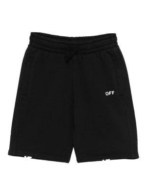 OFF-WHITE: Trousers Shorts - Diag Paint Sweatshort