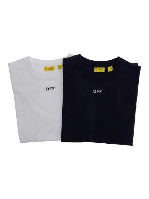 OFF-WHITE: t-shirts - Off Stamp 2-Pack Tee S/S