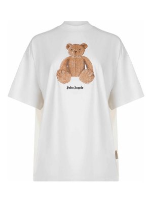 Palm Angels: T-shirts - T-Shirt - Braun