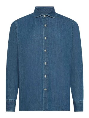 SEVENTY: Chemises - Chemise - Bleu Clair
