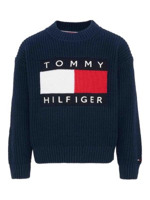 TOMMY HILFIGER: crew necks - Heritage Flag Sweater