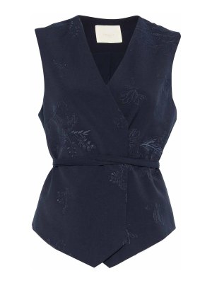TWINSET: Westen - Weste - Blau