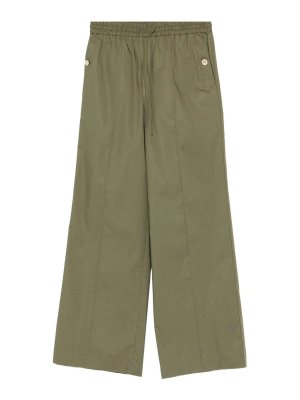 TWINSET: Casual Hosen - Casual Hose - Grün