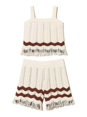 TWINSET: Combinaison-pantalons - Combinaison - Blanc