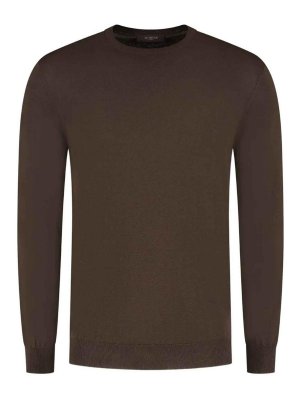 ZANONE: Suéteres con cuello pico - Suéter Cuello Redondo - Negro