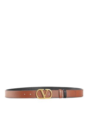VALENTINO GARAVANI: belts - Belt H 30 Reversibile Vlogo Signature